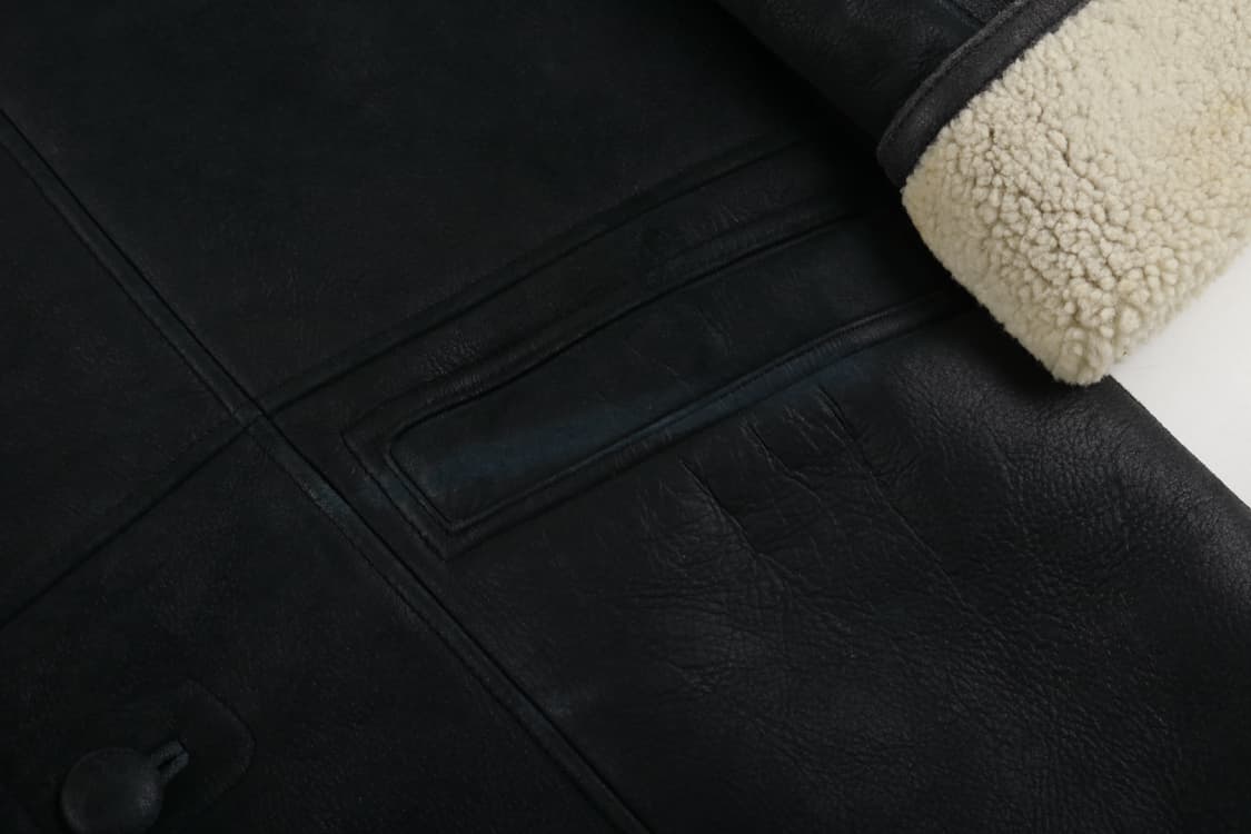 [S~M] 빈티지 양가죽 양털 시어링 자켓 상품이미지4