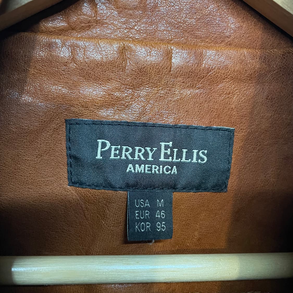 페리엘리스 브라운 양가죽 자켓 상품이미지3