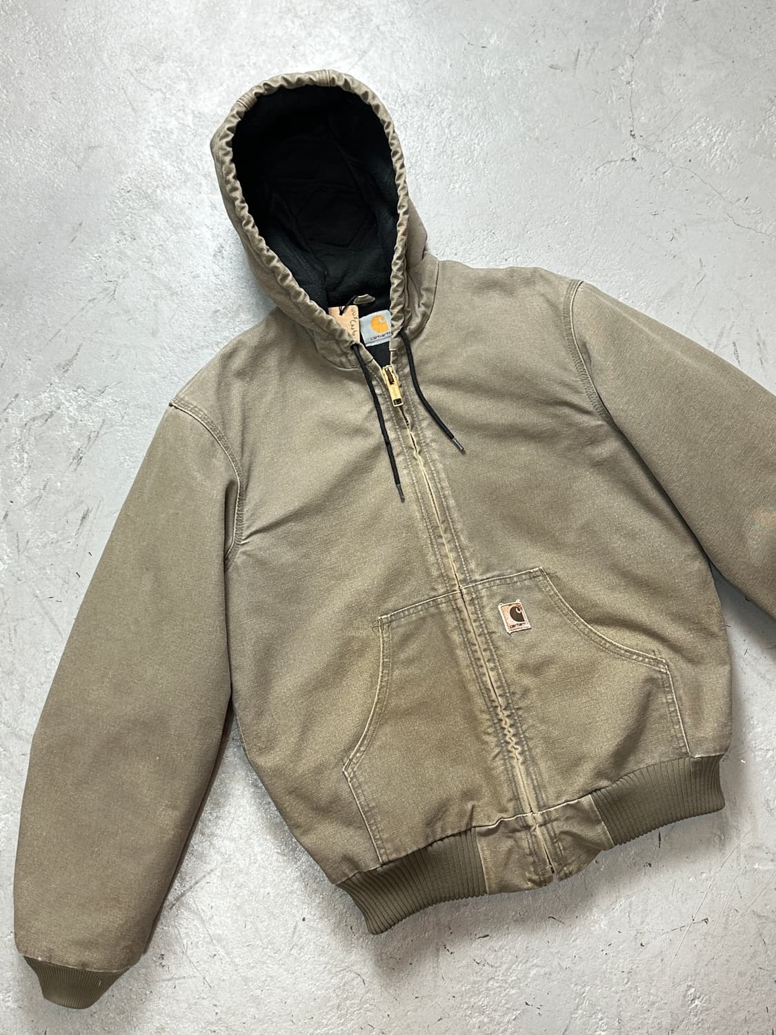 00's OG 칼하트 J130 액티브 자켓 칼하트 DES 후드 자켓 상품이미지5
