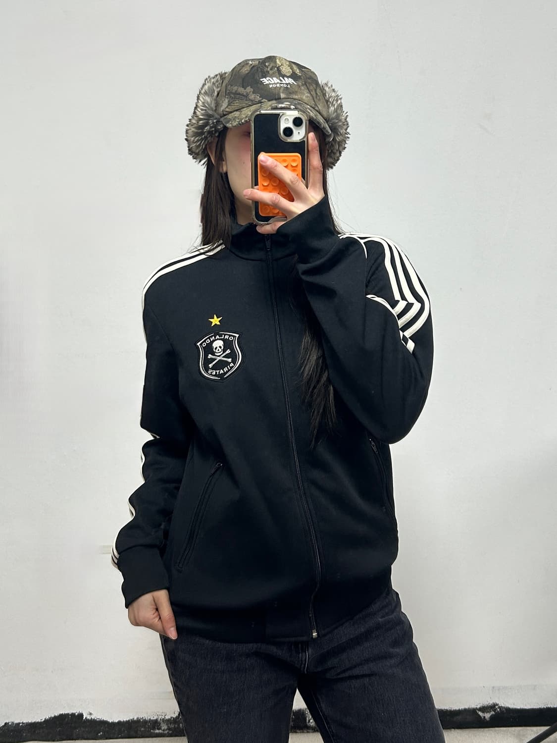 아디다스 올랜도 파이리츠 로고 트랙탑 져지 블랙 상품이미지1