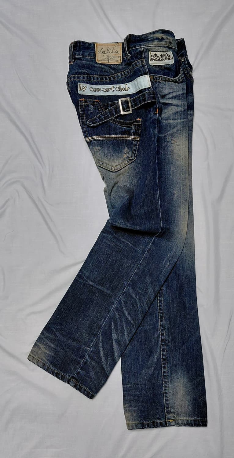 Lolita Jeans 버클 디테일 입체 포켓 데님 - M사이즈 상품이미지10