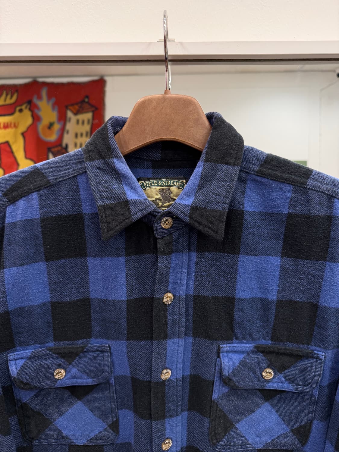 00s Field & Stream 빈티지 플란넬 체크 셔츠 상품이미지3