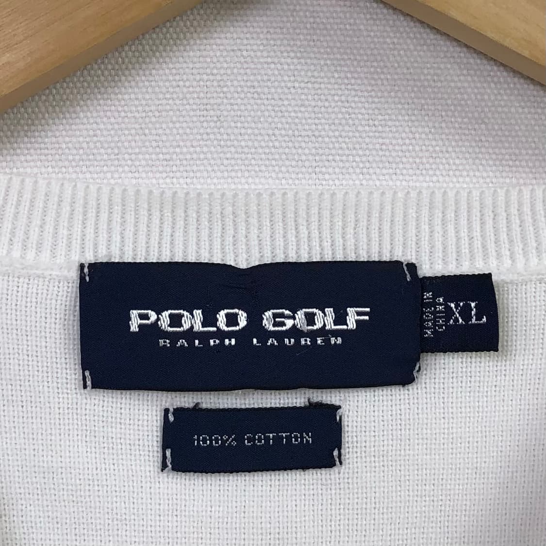 XL 폴로 화이트 베스트 상품이미지3