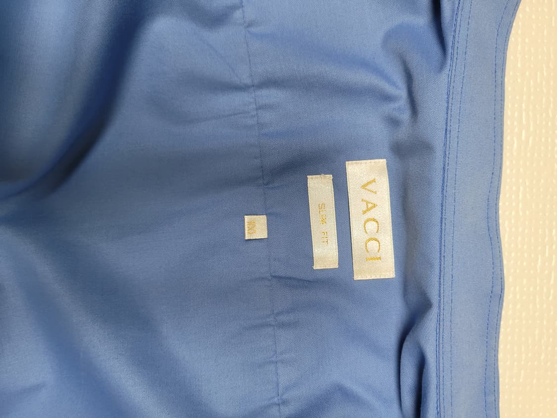 바찌 VACCI 남자 드레스셔츠 100 스카이블루 상품이미지9