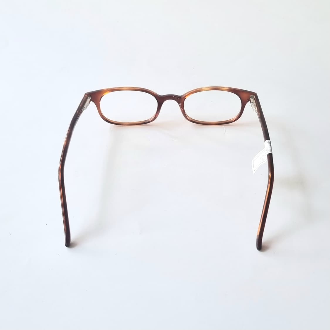 데드스탁 JAPAN 메이드 브라운 오벌 뿔테 안경테 786 상품이미지6
