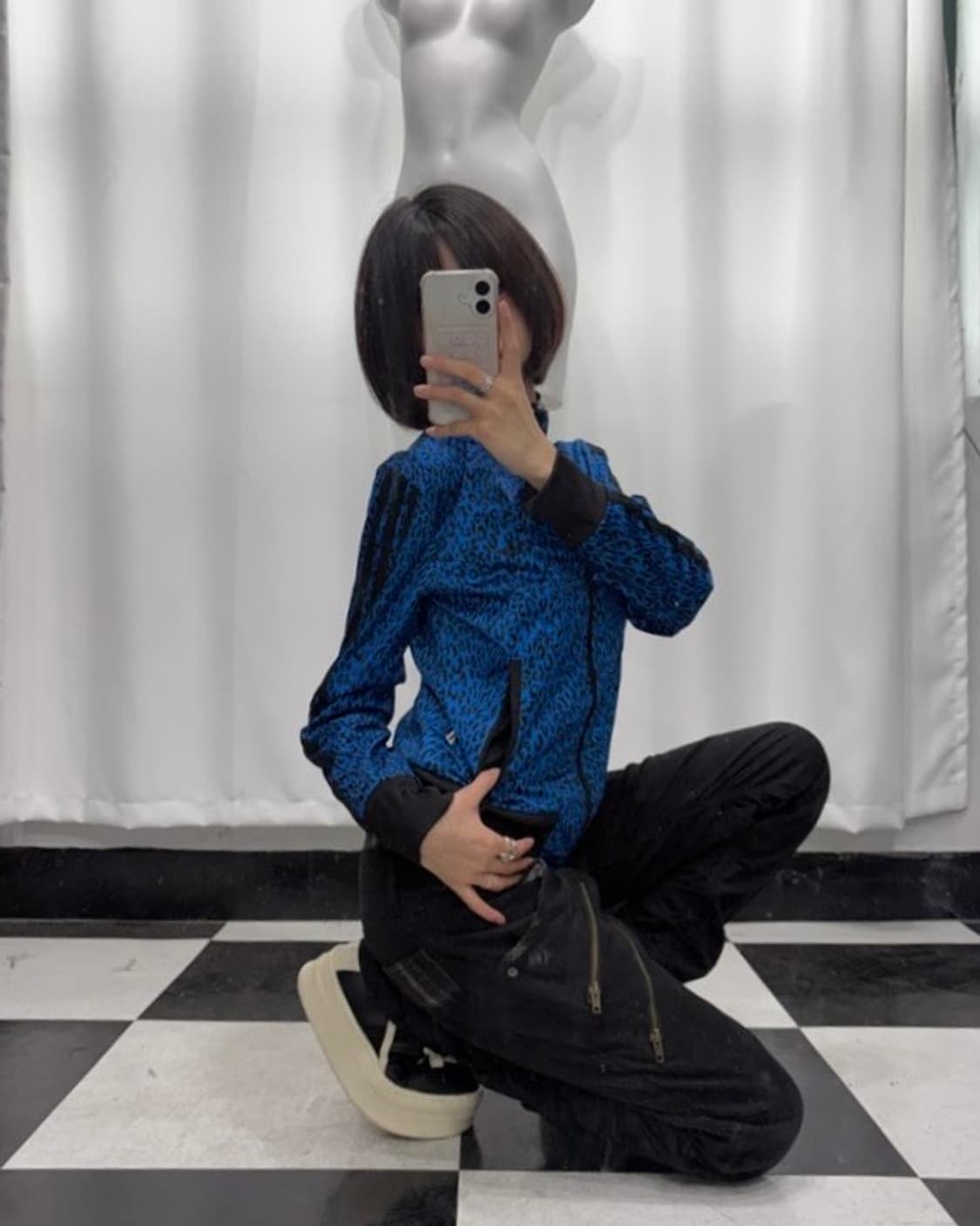 🎸Adidas 블루 레오파드 져지🎸 상품이미지3