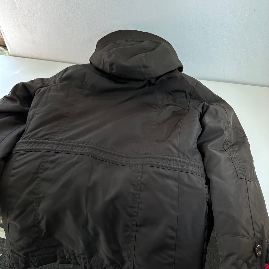 95 라코스테 딥브라운 내피 야상 점퍼 상품이미지8