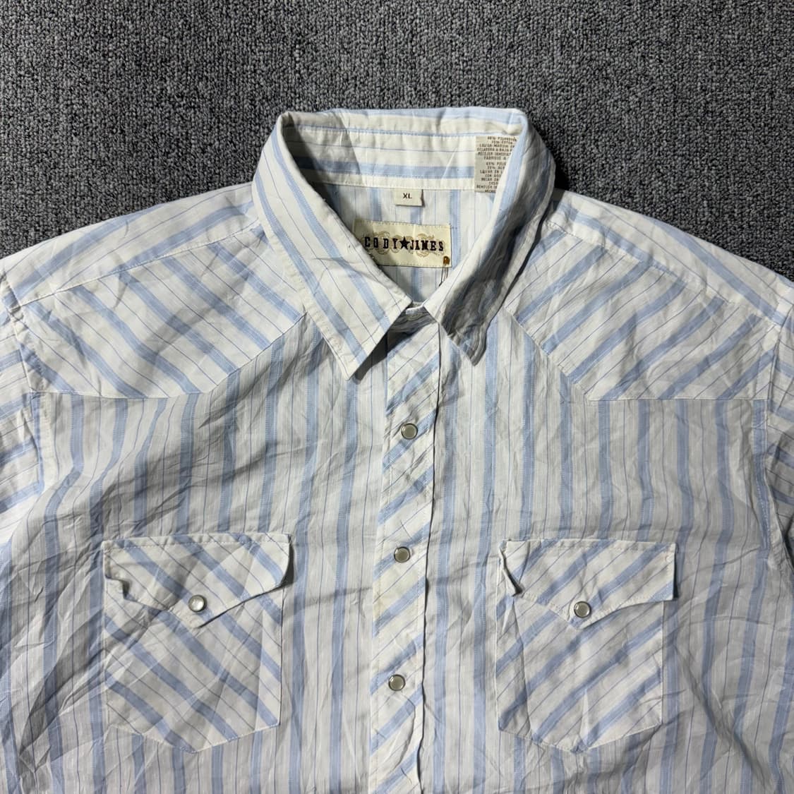 웨스턴 셔츠 화이트 ( XL/OLD-7554 ) 상품이미지2