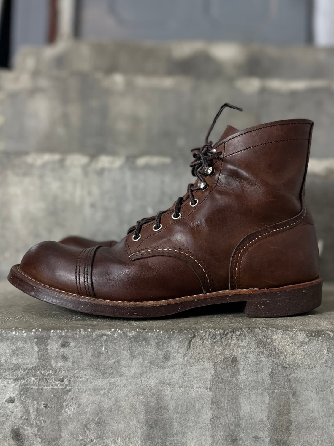 OG USA Made 레드윙 8111 아이언레인저 워크 부츠 상품이미지4