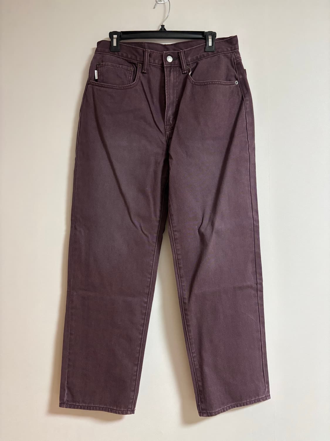 디스이즈네버댓 레귤러핏 팬츠 버건디 상품이미지2