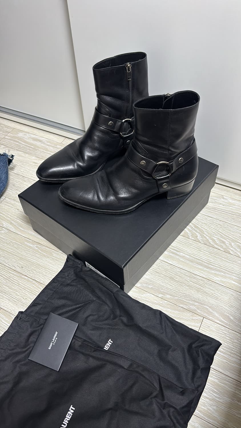 생로랑 모터사이클 하네스 부츠 43.5 사이즈 상품이미지1