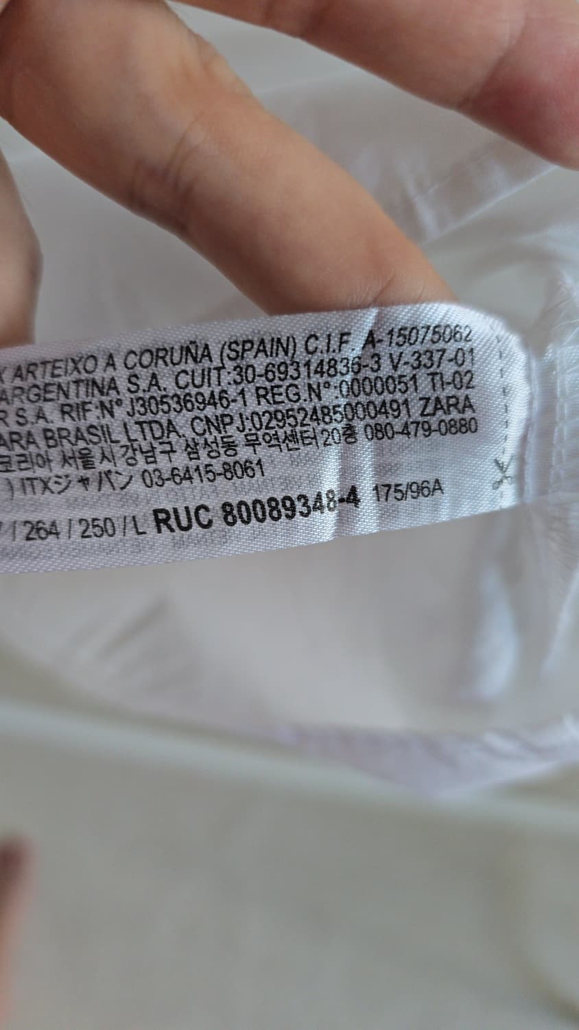 ZARA 러플 화이트 블라우스 (L) 상품이미지4