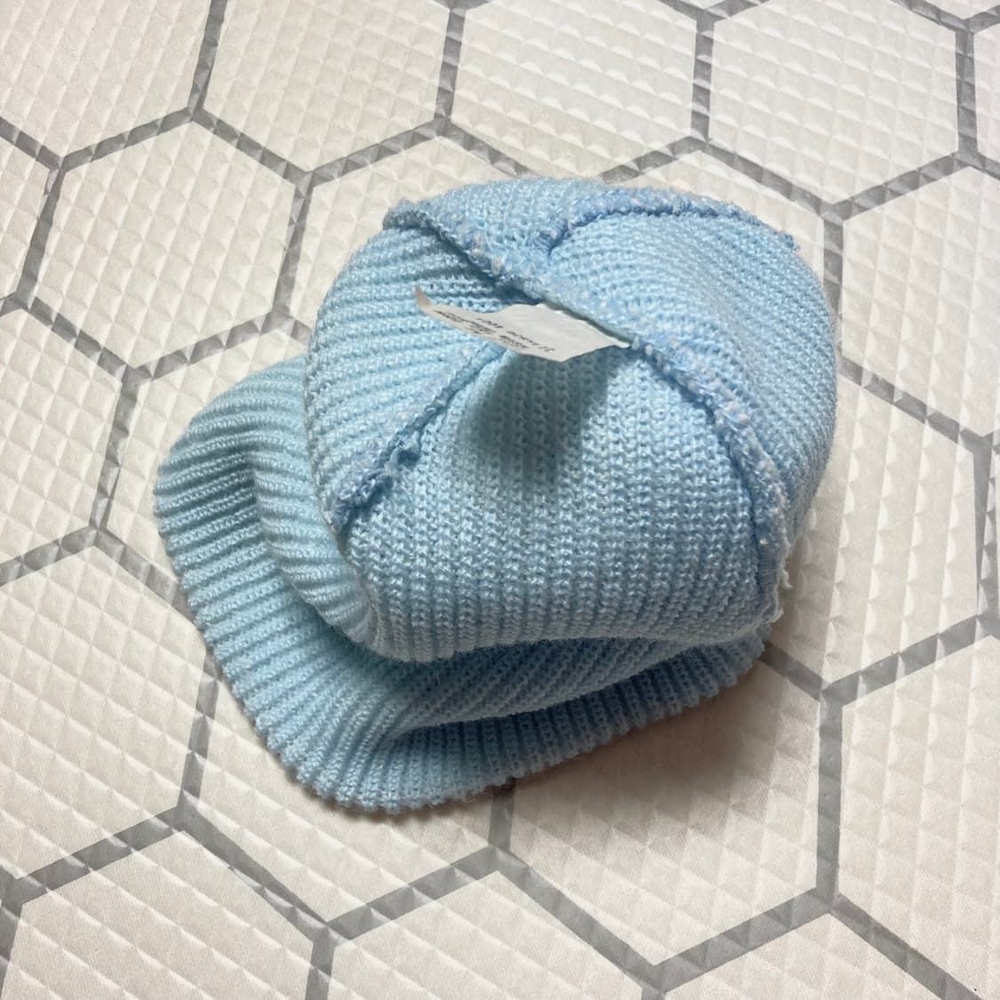 (os) 90s 슈프림 베이직 비니 스카이블루 상품이미지5