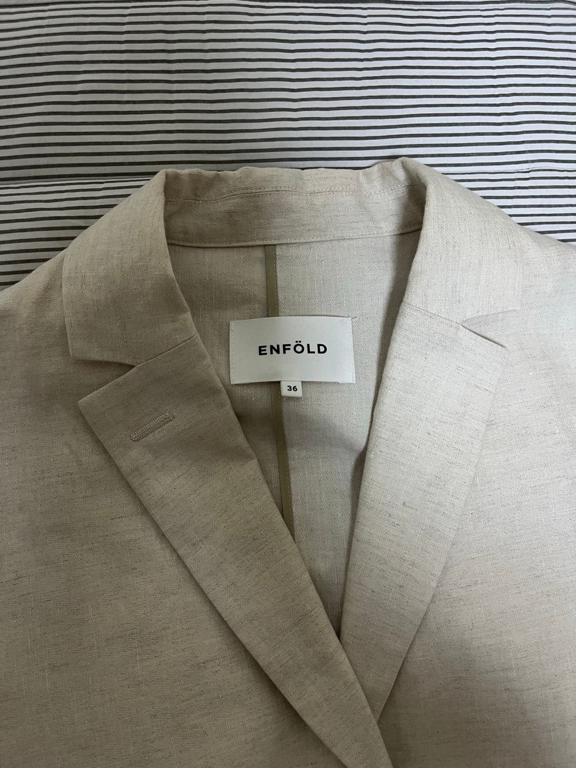 엔폴드 피쉬테일 롱 자켓 상품이미지4