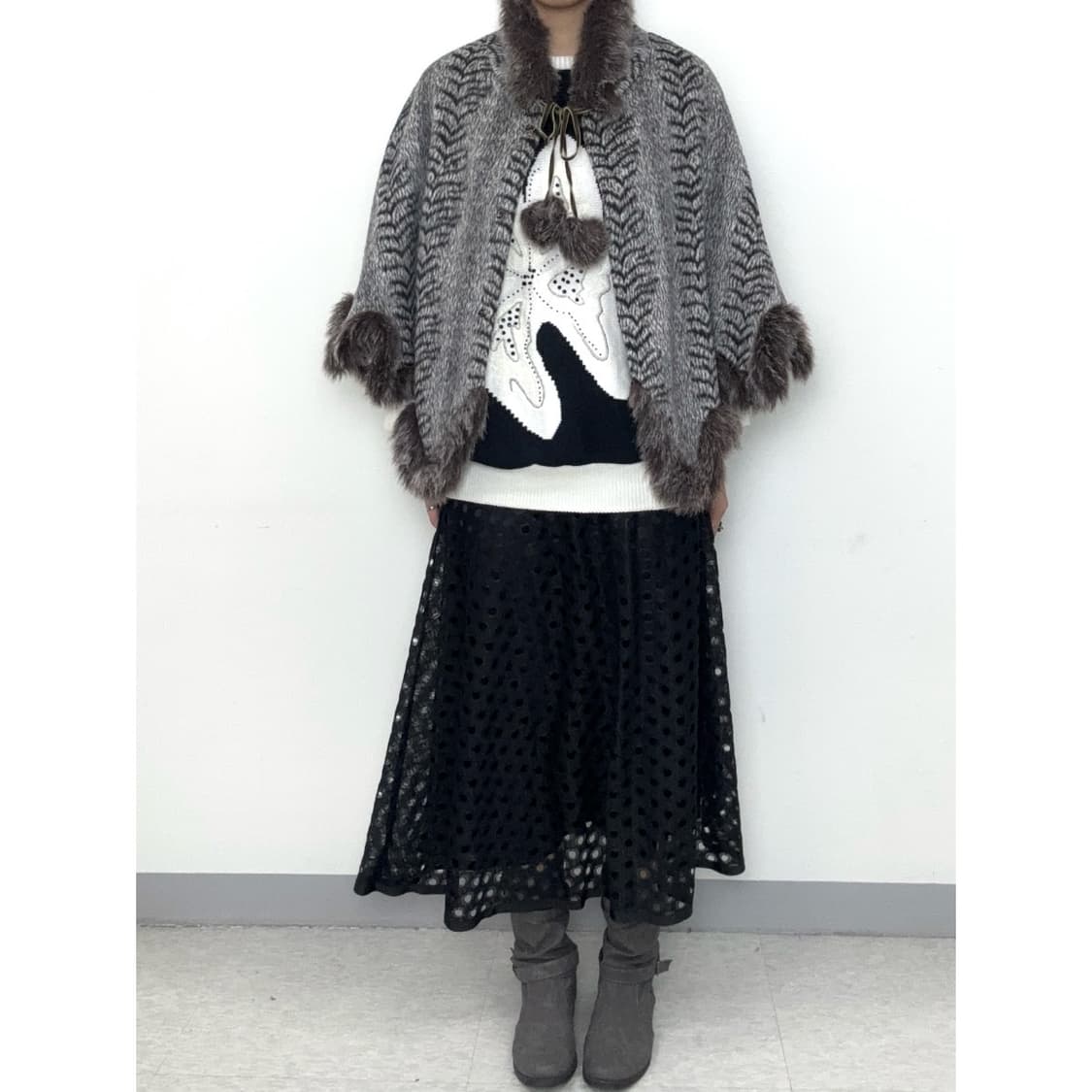 빈티지 판쵸 케이프 망토 상품이미지4