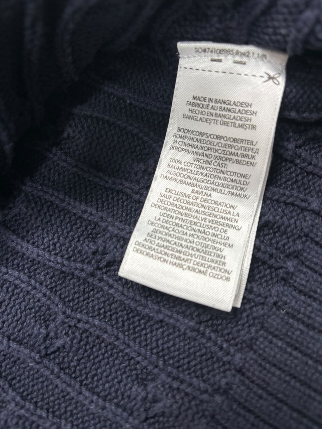 폴로랄프로렌 니트 네이비 상품이미지7