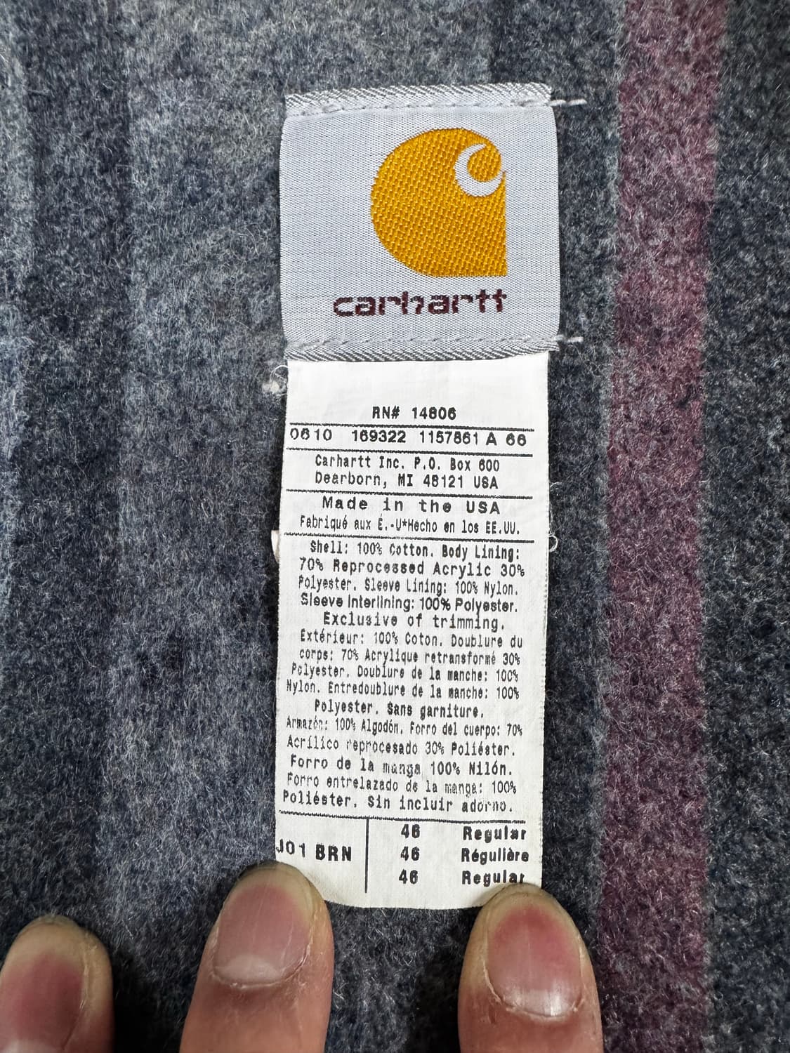 칼하트 디트로이트 자켓 j01 46 상품이미지6