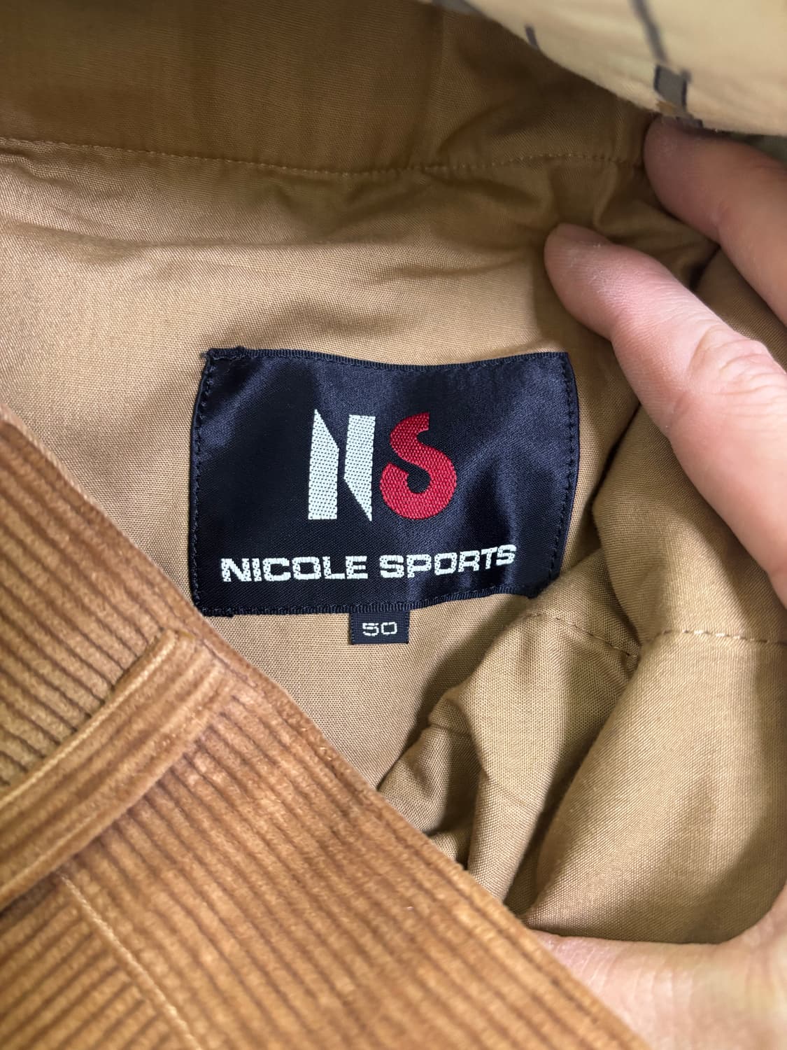 일제 NICOLE SPORTS 코듀로이 바지 34인치 상품이미지3