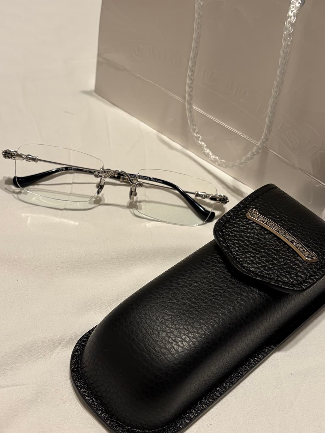 크롬하츠 필스3 샤이닝 실버 무테 미시착 새상품 상품이미지1