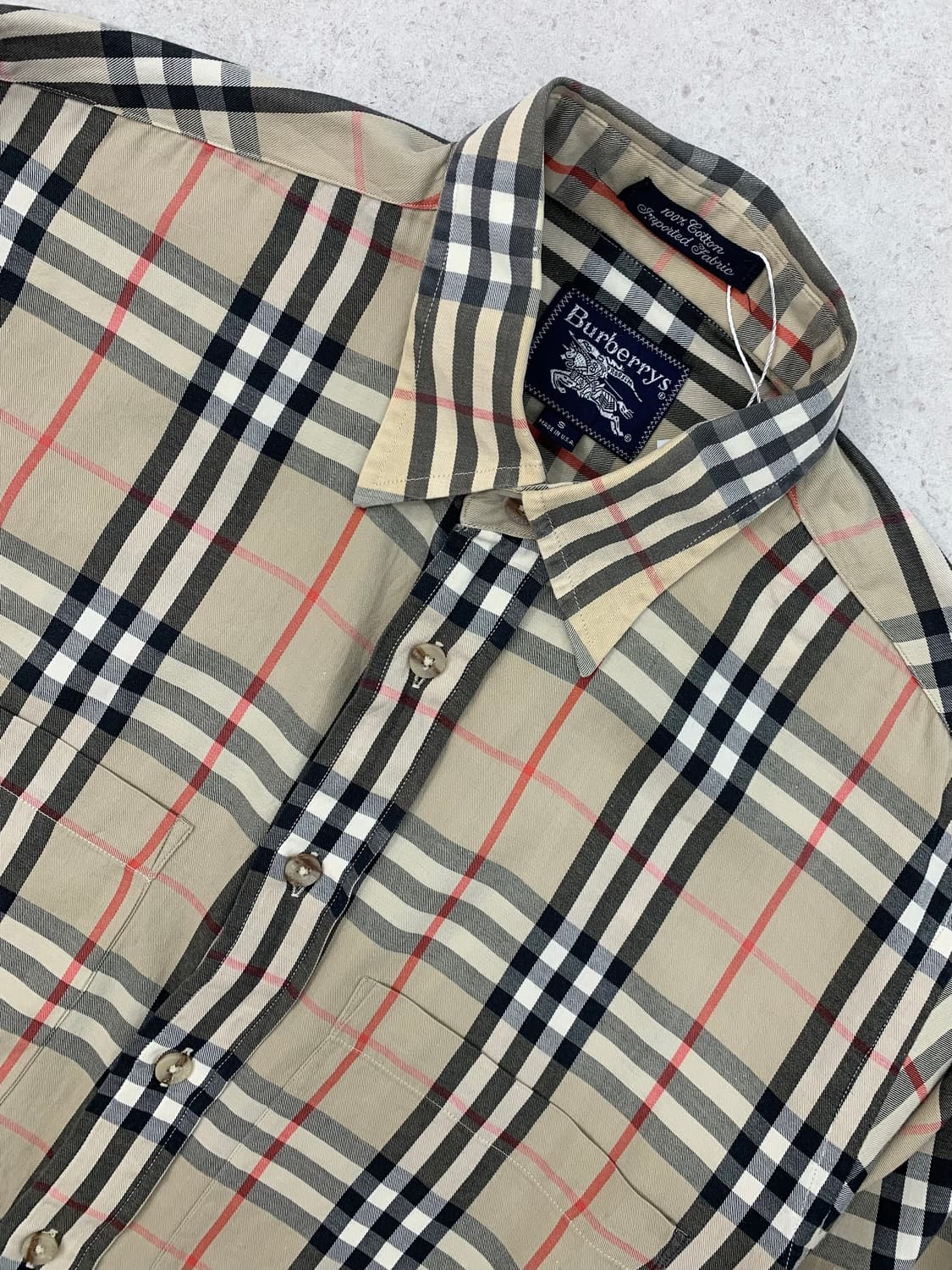 Burberry 90s 버버리 노바 체크셔츠 상품이미지2