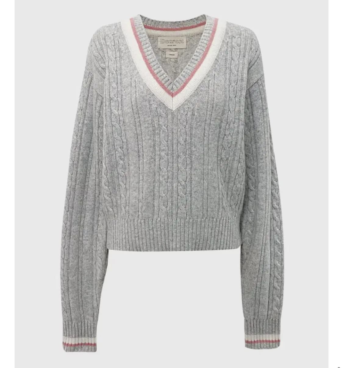 메이비베이비 디어리스트 브이넥 니트 상품이미지2