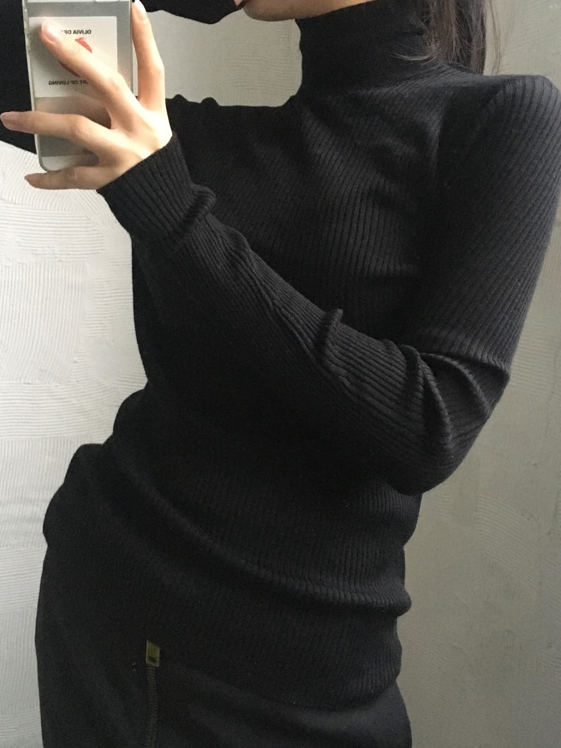 Prada 프라다 블랙 터틀넥 울 니트  상품이미지1