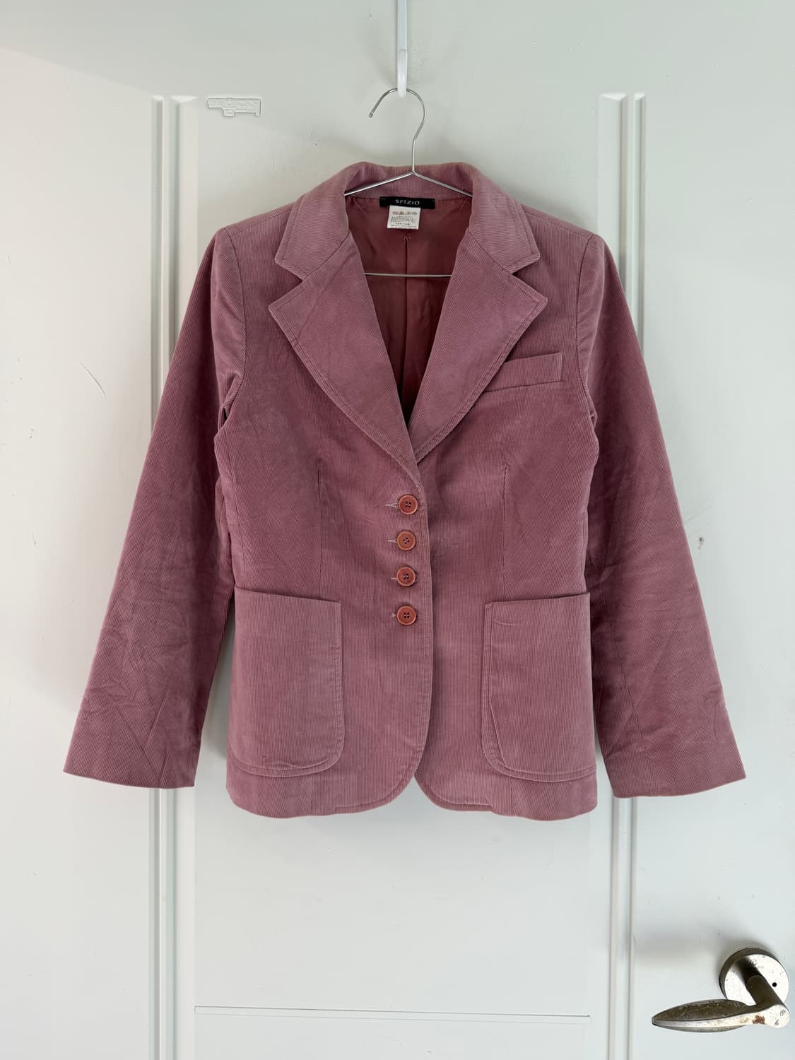 일본빈티지 핑크 클래식 코듀로이 블레이저 상품이미지5