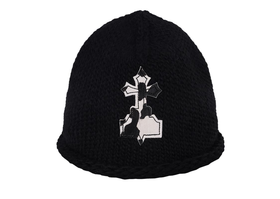 어웬드 포니 헤어 니트 비니os 상품이미지1