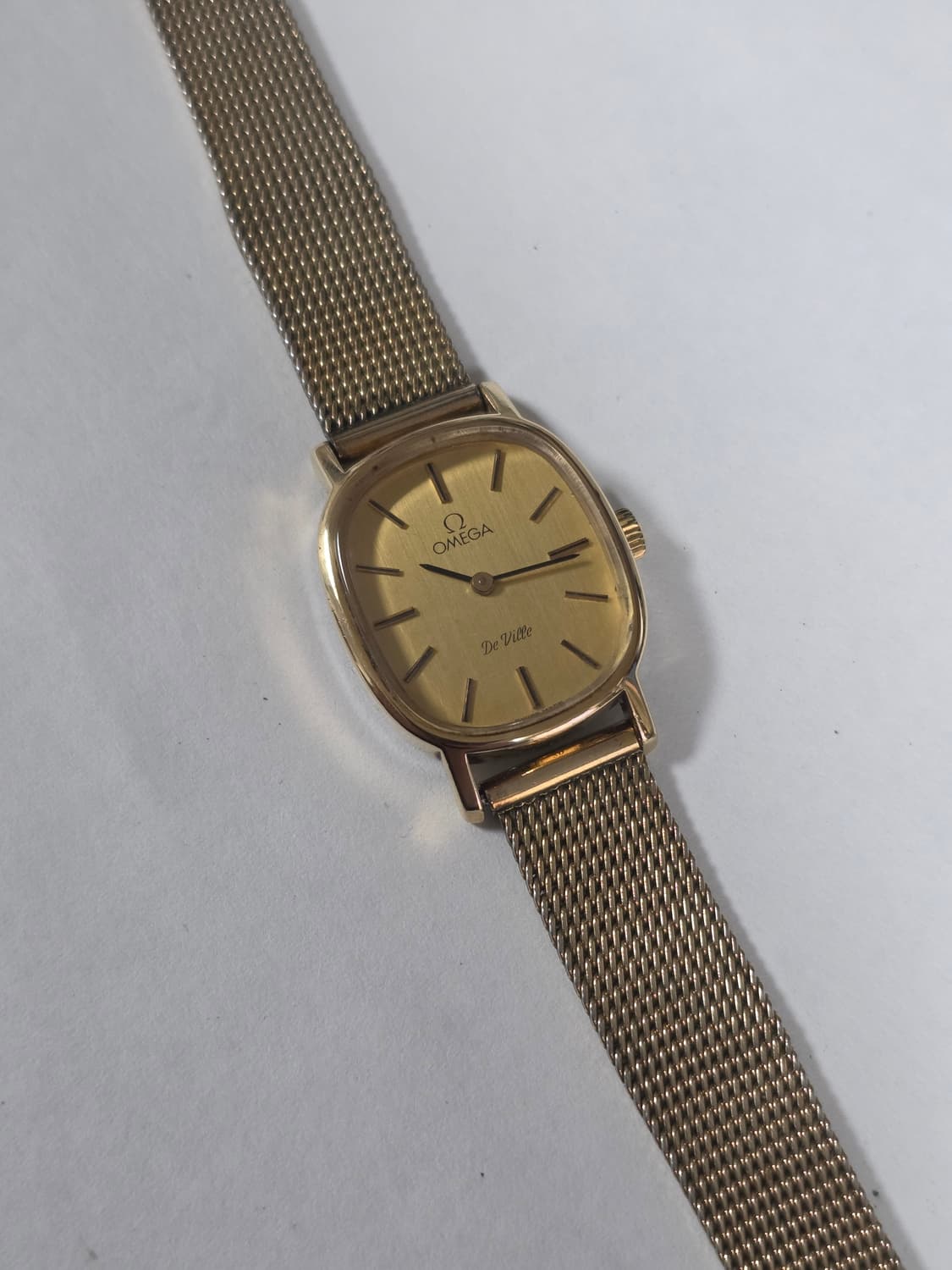 오메가 시계 빈티지 OMEGE 드빌 금장 수동 올제치 여성용 상품이미지2