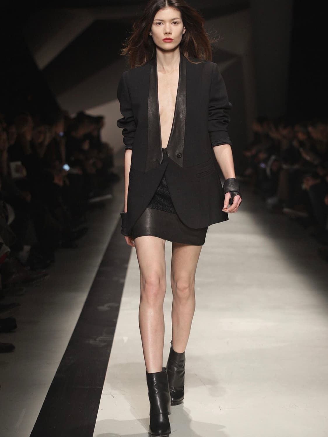 Neil Barrett 10fw Leather Lapel blazer 상품이미지1