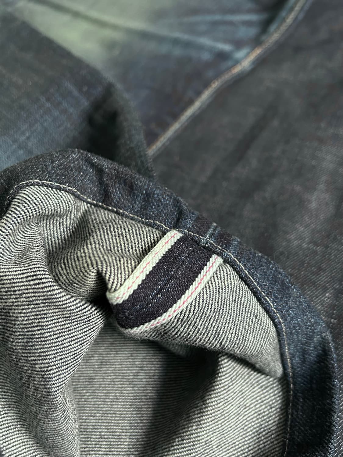 00s RRL 로우 스트레이트 셀비지 데님 팬츠 Made in USA 상품이미지9