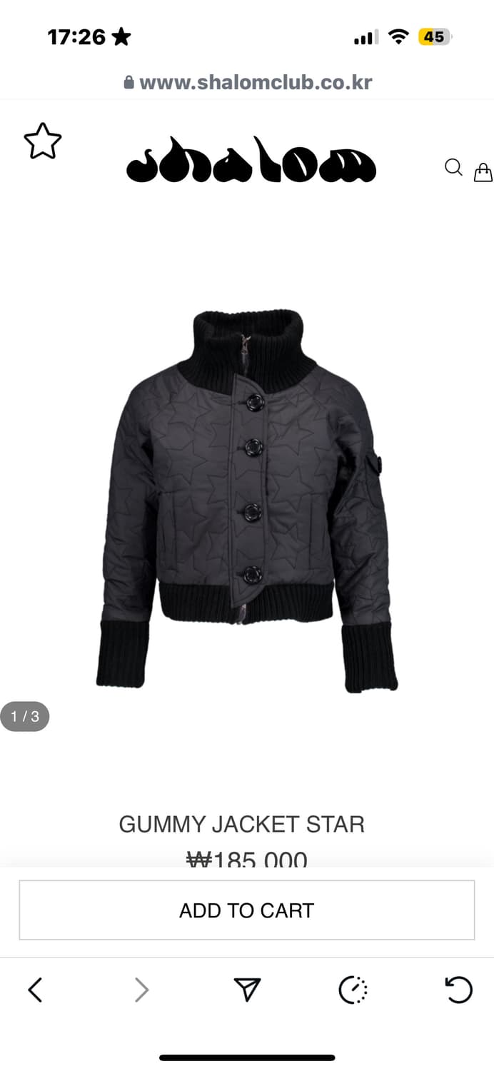 샬롬클럽 GUMMY JACKET STAR 상품이미지1