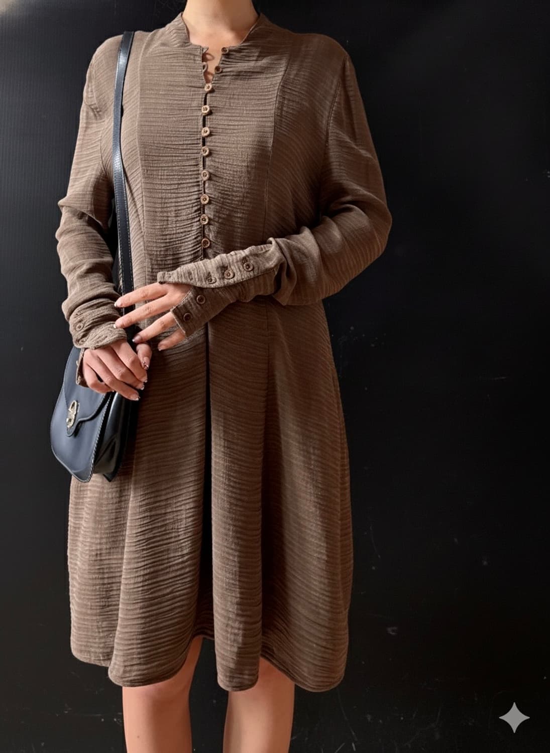 90s 조르지오 아르마니 크링클 튜닉 셔츠 상품이미지5