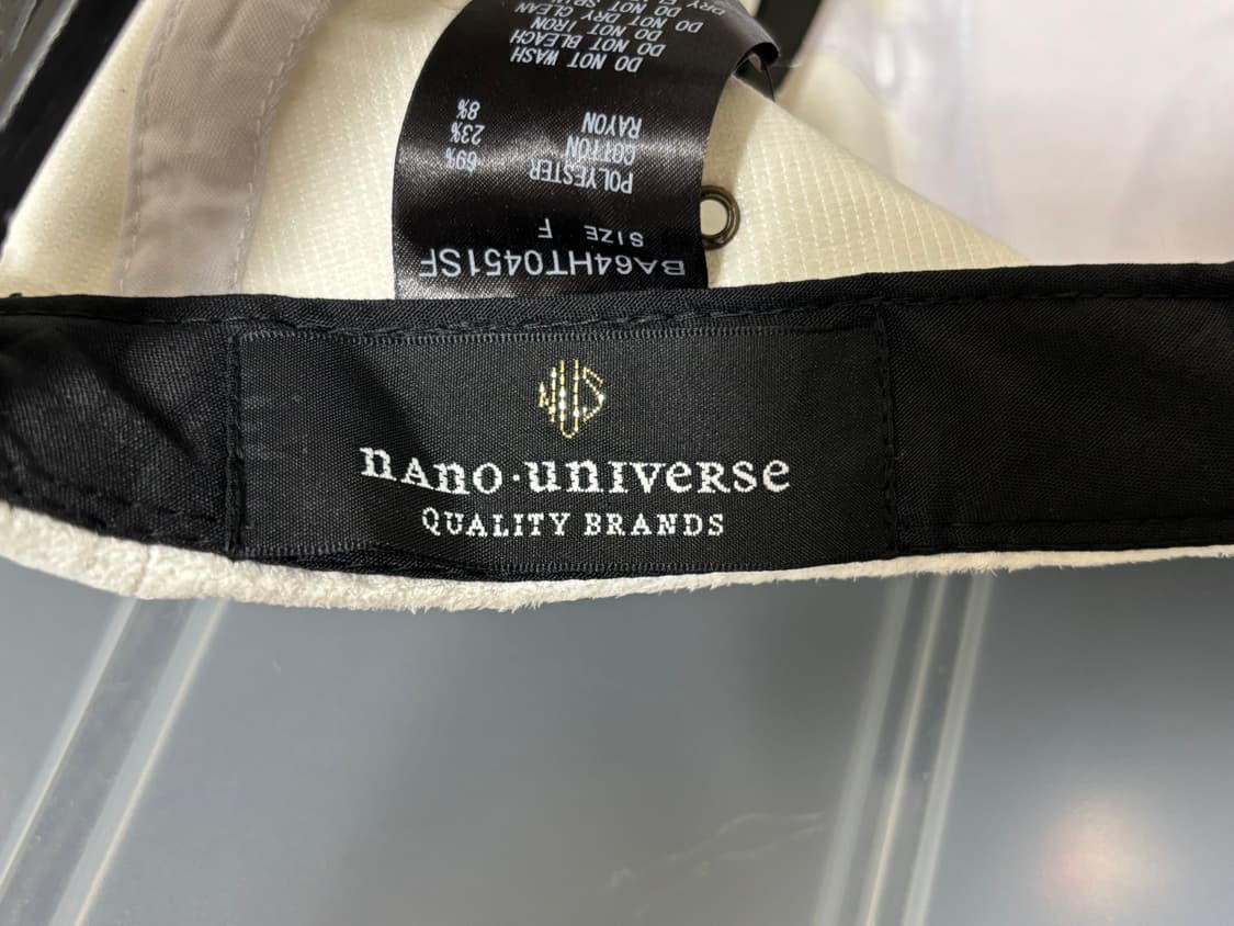 일본 나노유니버스 캠프캡 모자 미사용 상품이미지7