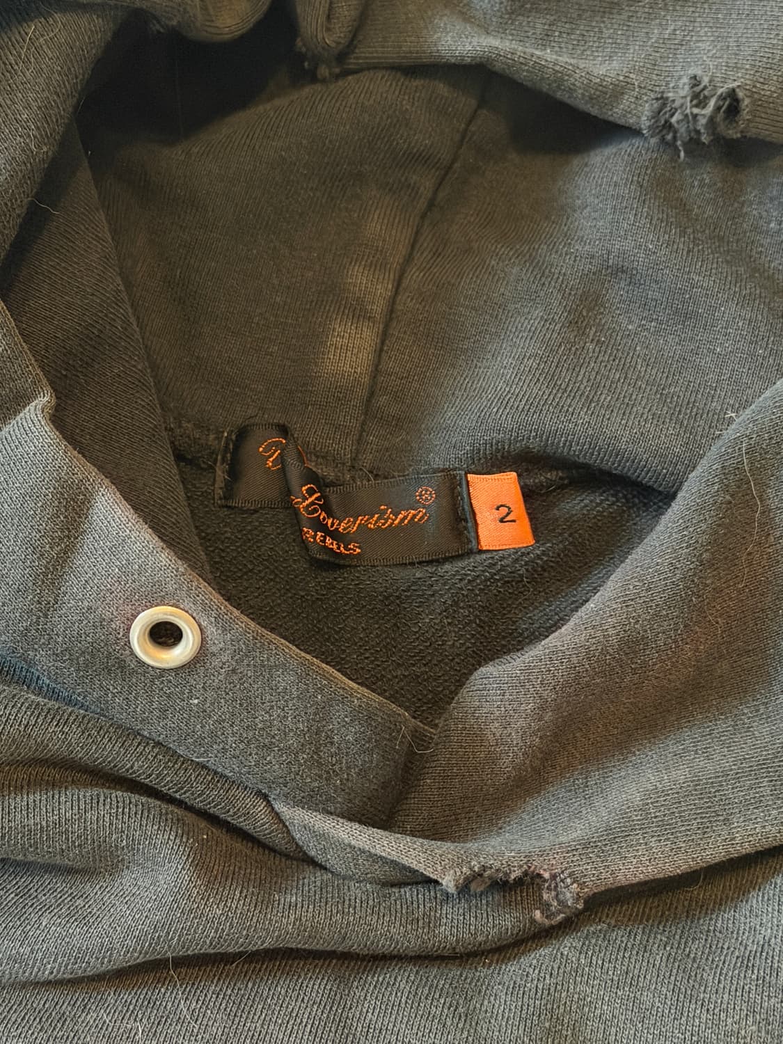 언더커버 T기 데미지 후드 상품이미지3