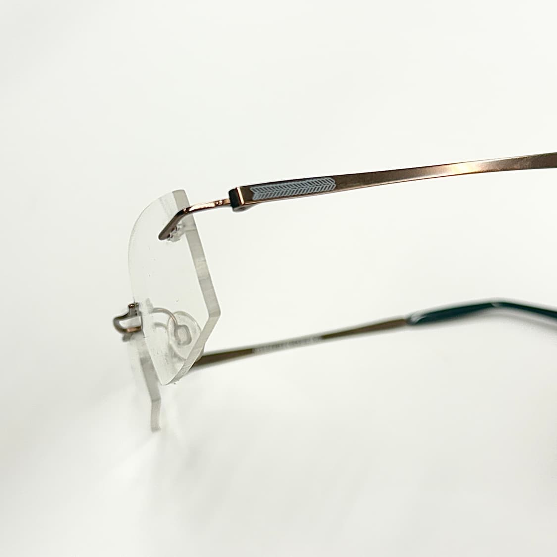 브라운 사각 무테 안경 상품이미지8