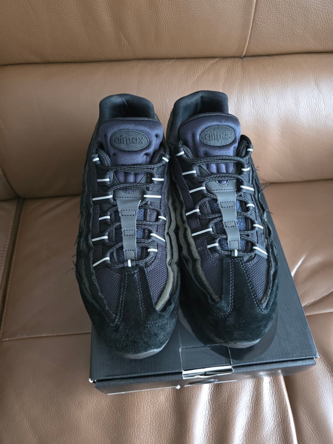 나이키 x 꼼데가르송 옴므 플러스 에어맥스 95 블랙 CDG 상품이미지1