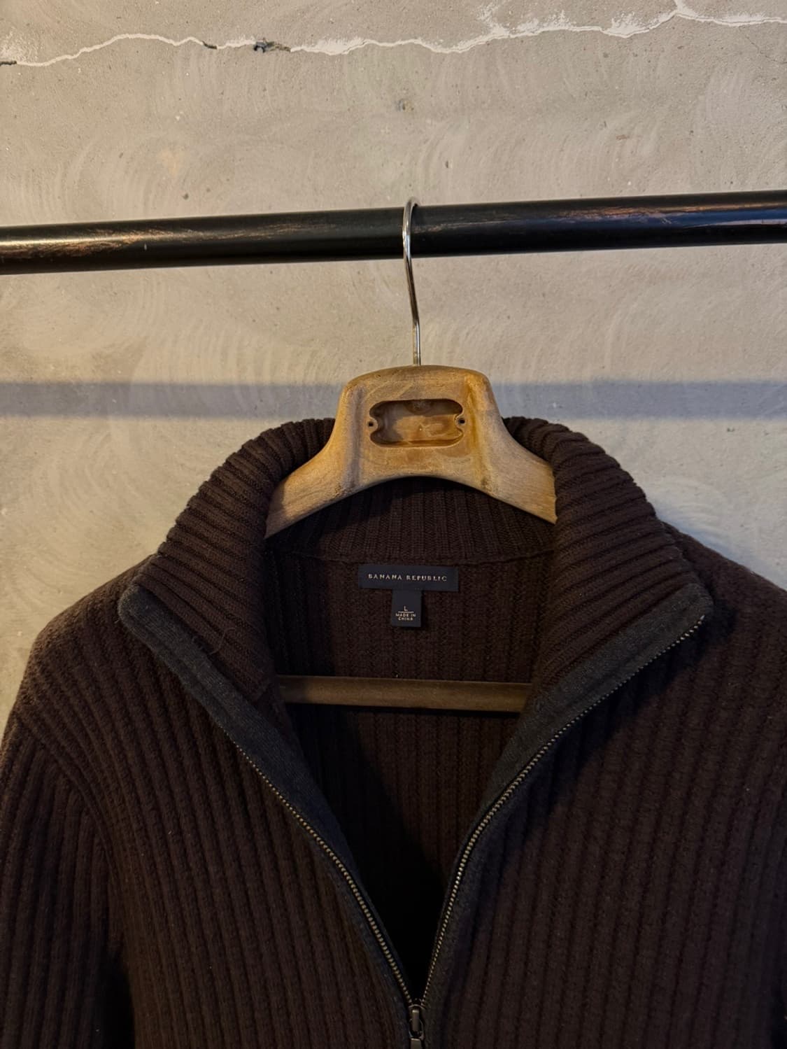 바나나 리퍼블릭 짚업 가디건 100 상품이미지3