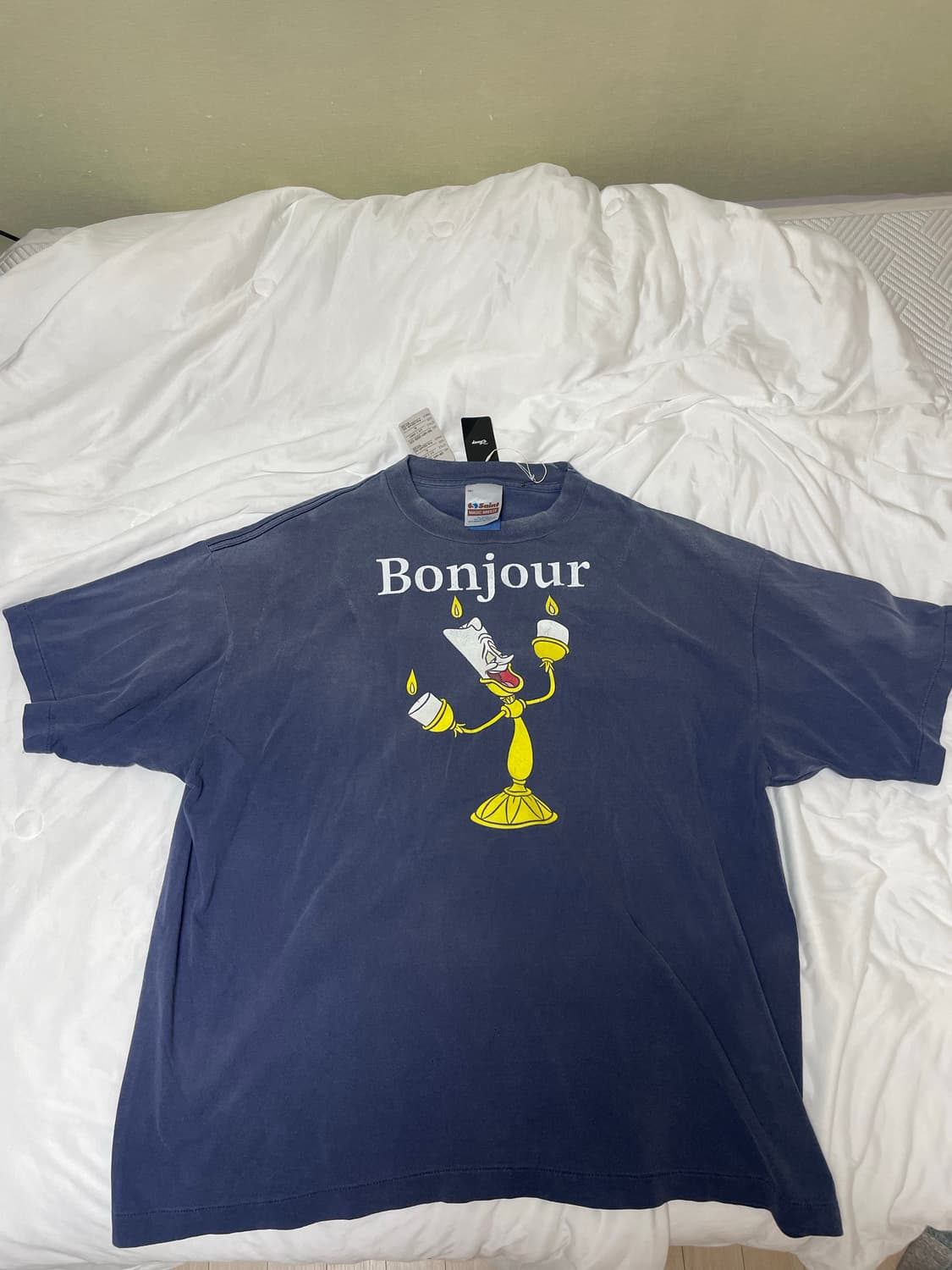 세인트미카엘 디즈니 bonjour 티셔츠 (XL) 상품이미지3