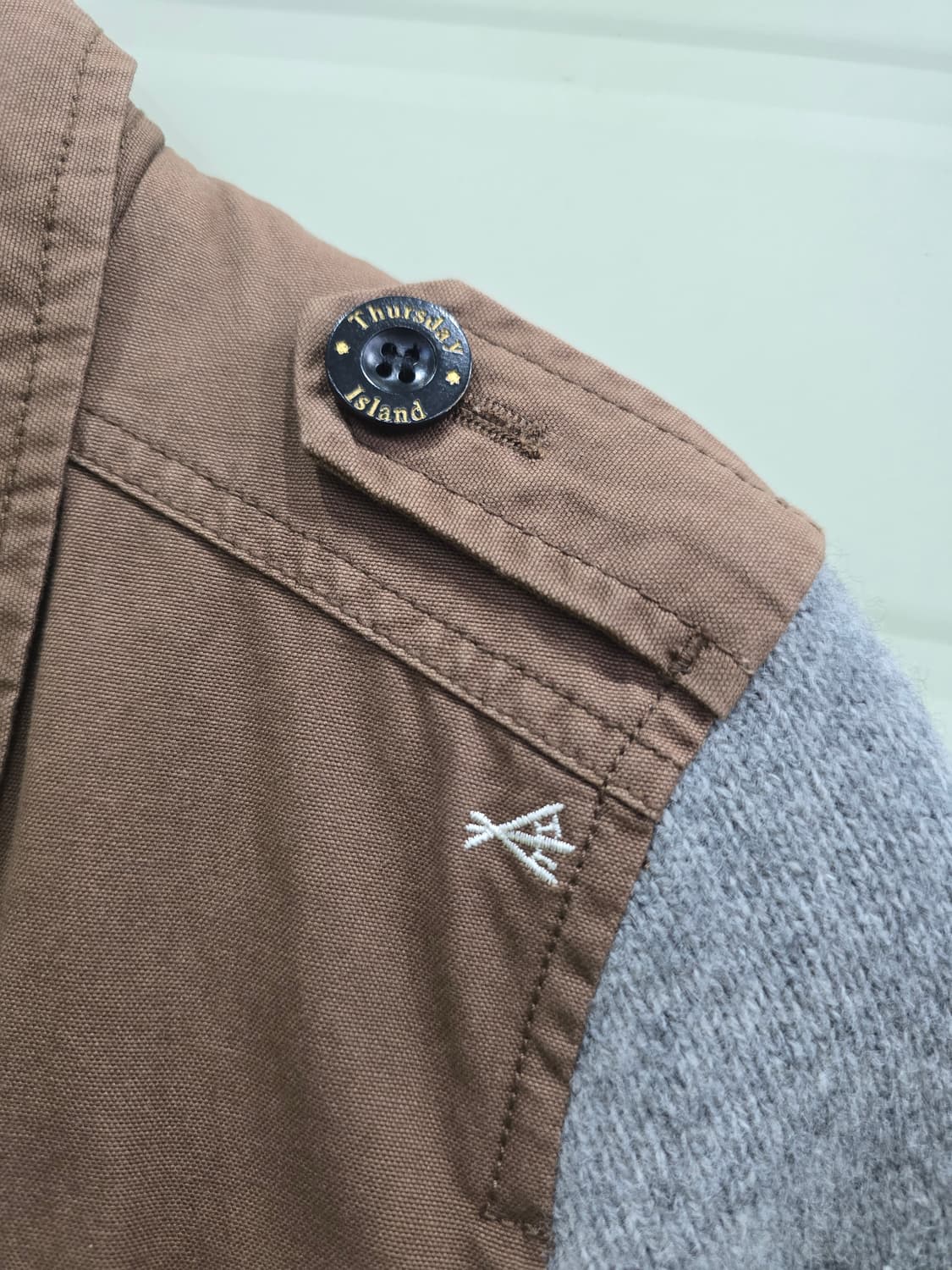 Thursday Island 니트 소매 야상 S 상품이미지6