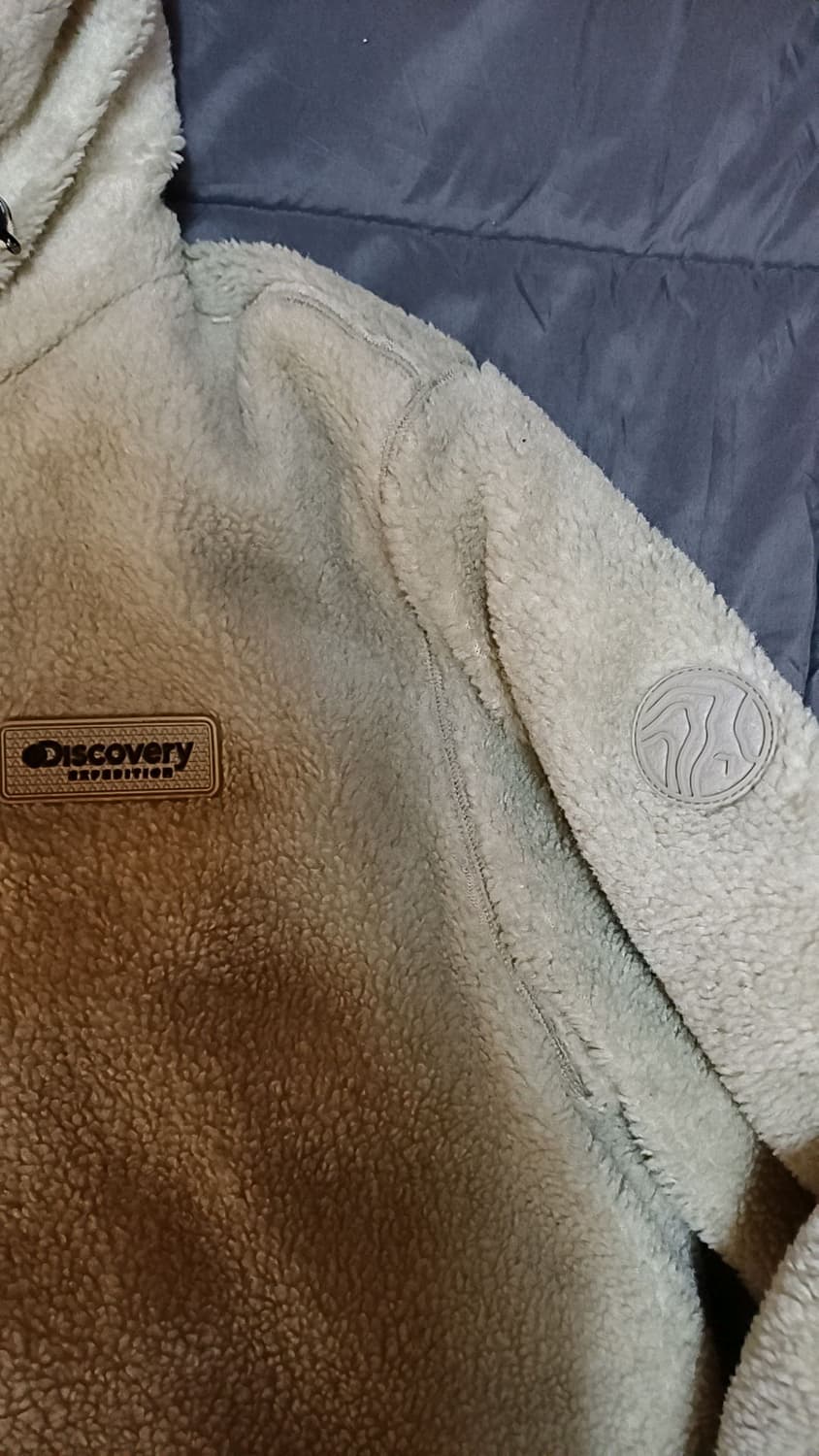 디스커버리 후리스오리털패딩 100 가슴62 기장72 상품이미지4