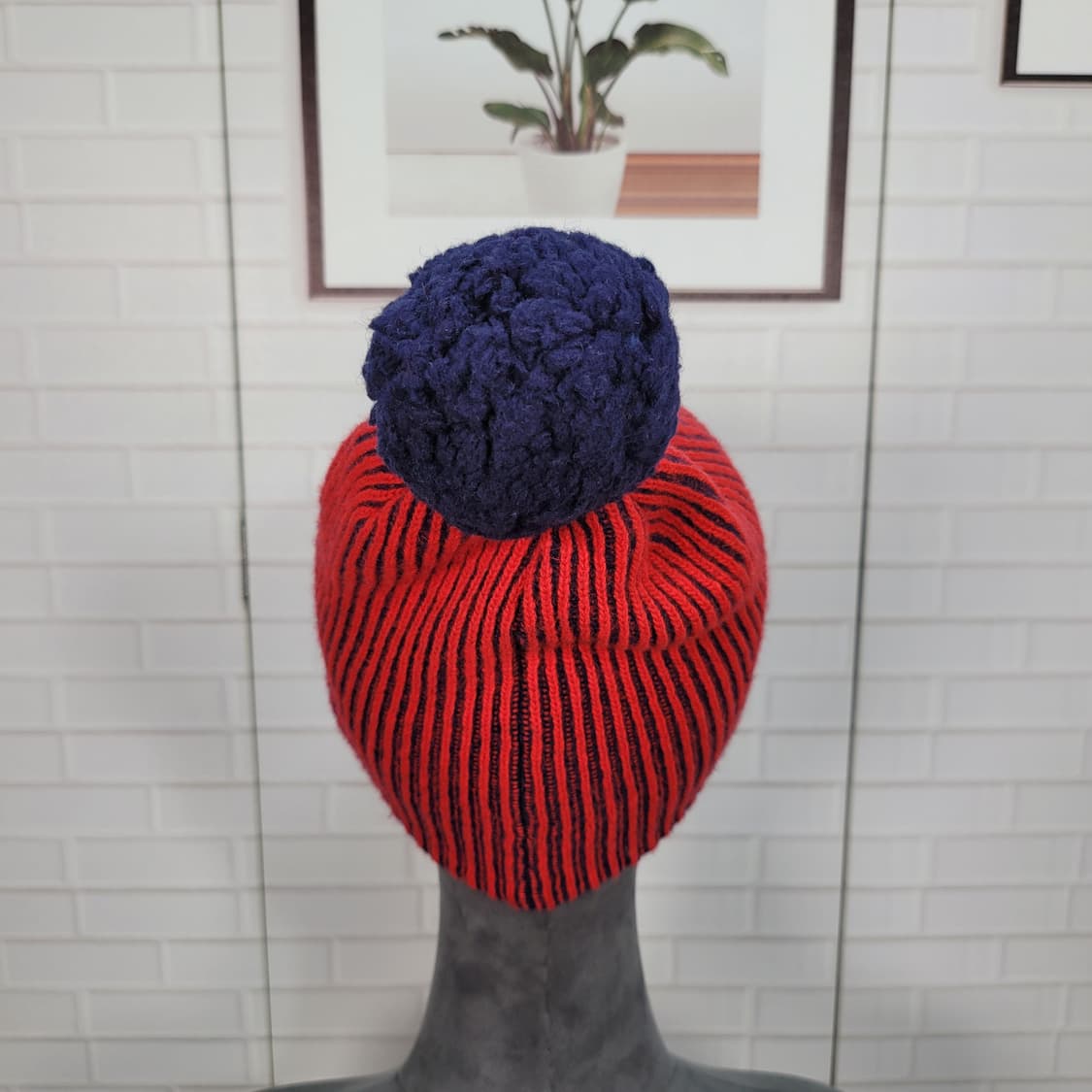 파리게이츠 겨울 골프 모자 폼폼 니트 모자 57사이즈 상품이미지4