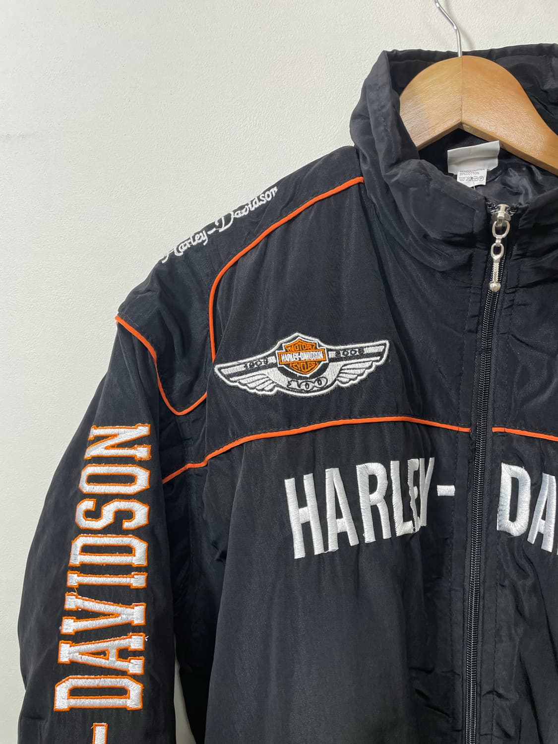 할리데이비슨 자수 레이싱 자켓 L - J11 상품이미지4