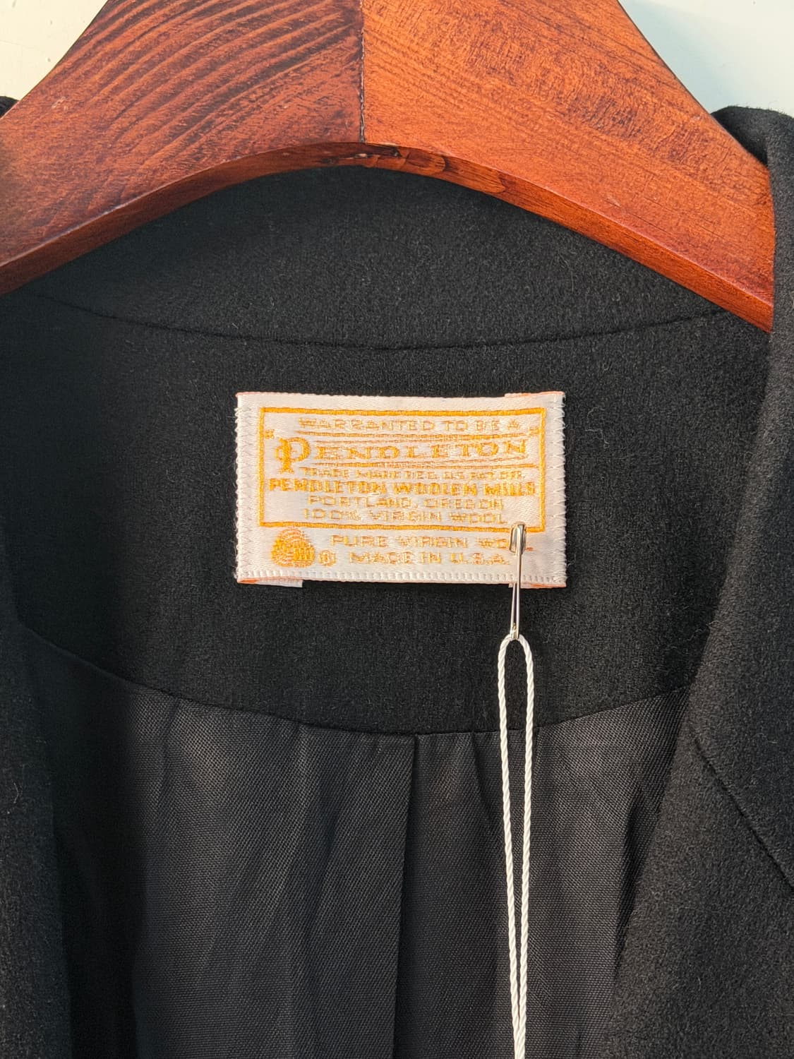 90s USA 펜들턴 오버핏 블랙자켓 상품이미지6