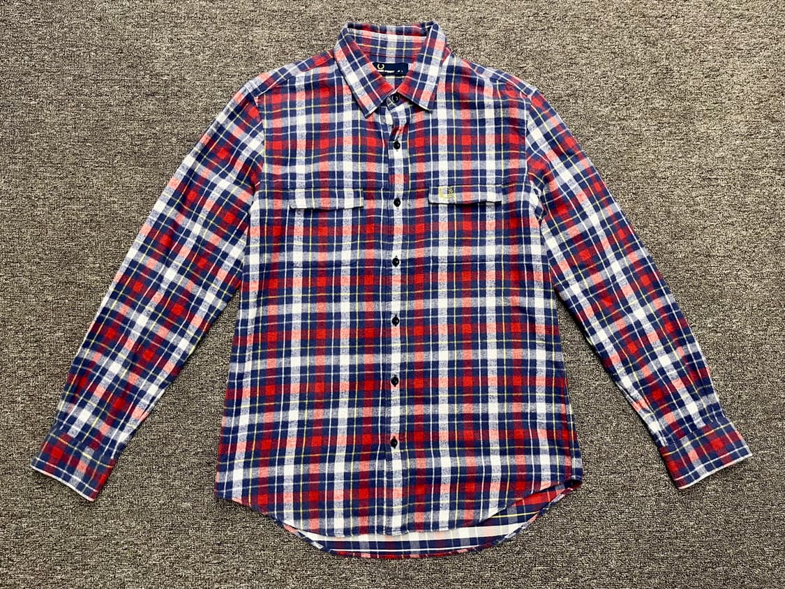 [95] 프레드페리 플란넬 체크 셔츠  상품이미지1