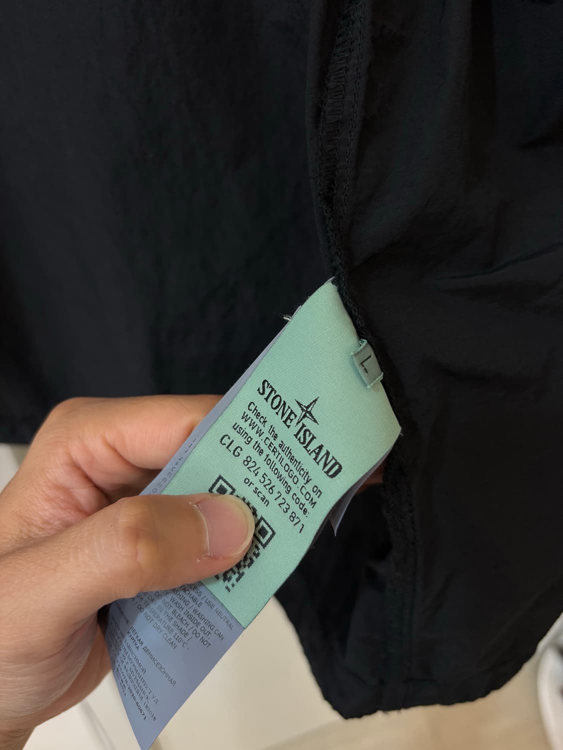 스톤아일랜드 나슬란 라이트 오버셔츠 판매 상품이미지4