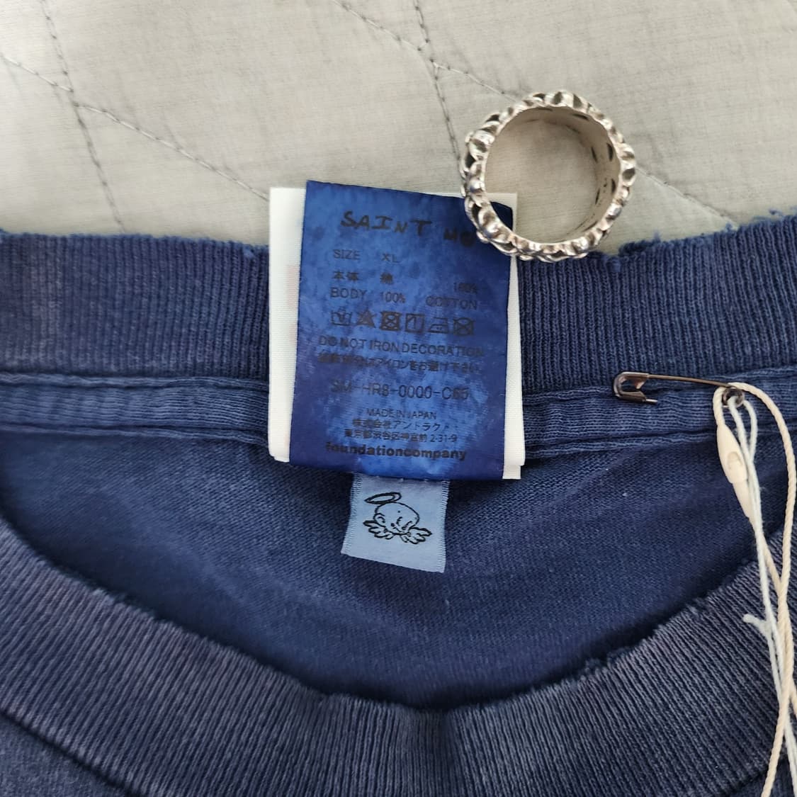 [XL] 세인트미카엘 디즈니 판타지아 미키 티셔츠 네이비 상품이미지6