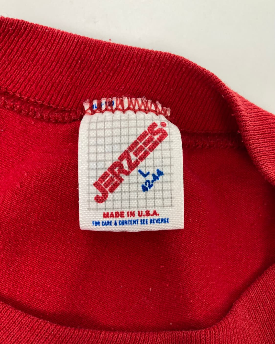 80s Single/Double Stitched Tee (red) 상품이미지3