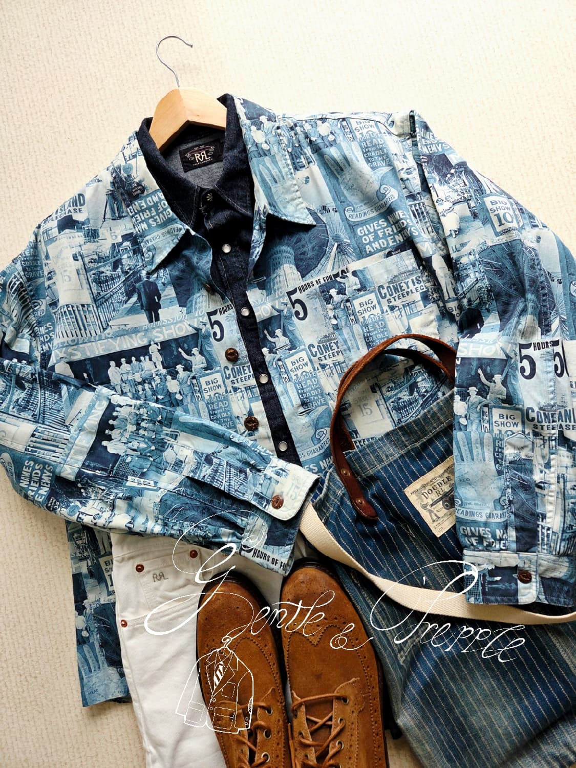 더블알엘 올드 그래픽 워크셔츠  상품이미지2