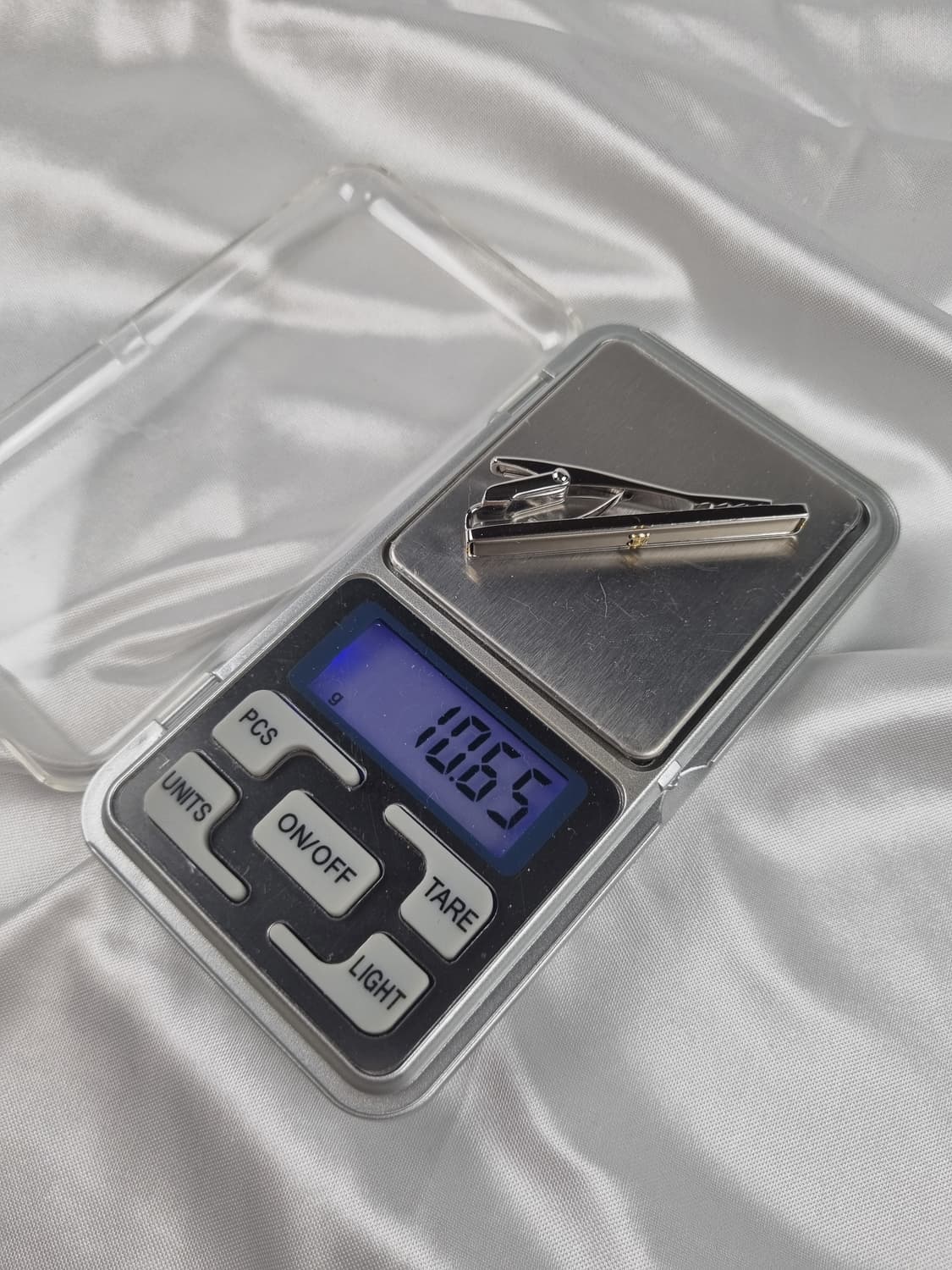 셀린느 A등급 5cm 실버925 명품 넥타이핀 빈티지 상품이미지8